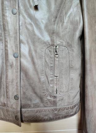 ‼️45% знижка‼️шкіряна куртка зі 100% шкіри від gipsy by mauritius 🍁 розмір м/42р3 фото