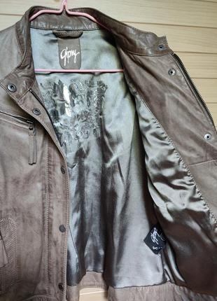 ‼️45% знижка‼️шкіряна куртка зі 100% шкіри від gipsy by mauritius 🍁 розмір м/42р7 фото