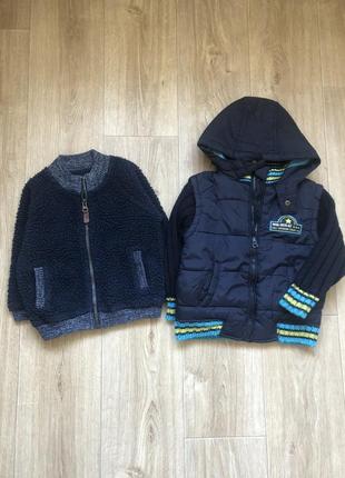 Комплект куртка курточка бомбер 12-18 мес