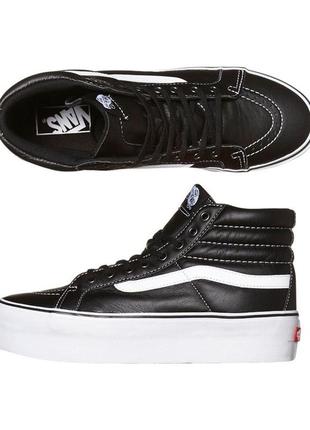 Шкіряні кеди на платформі vans sk8-hi platform 🛍️1+1=3🛍️