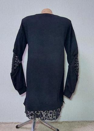 Нарядное школьное утепленное платье blukids, гипюр. размер 164-170, на 14-15 лет.3 фото