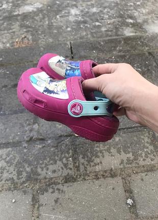 Утеплённые кроксы crocs оригинал с6-7 3
