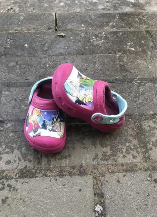 Утеплённые кроксы crocs оригинал с6-7 4