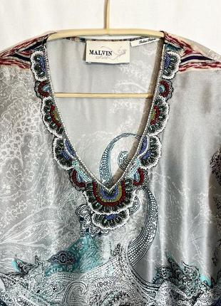 Malvin silk, шелковая блуза, туника