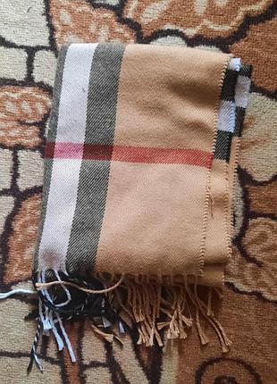 Шарф в клітинку по типу burberry