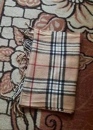 Шарф в клітинку по типу burberry