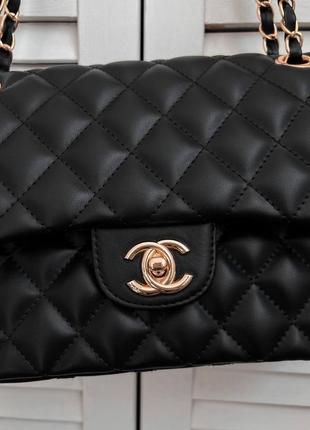 Сумка клатч chanel black 258 фото