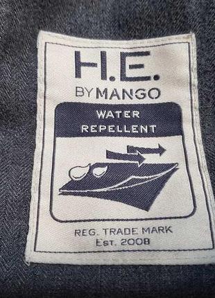 Пуховик mango h.e., водовідштовхувальний, як новий!7 фото