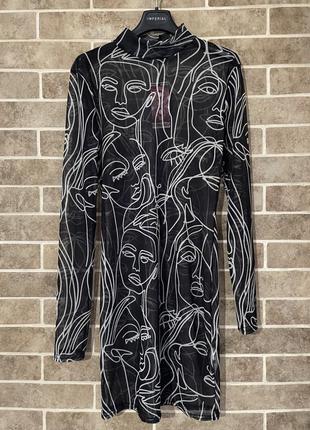 Платье новое, сеткой, оригинал 2