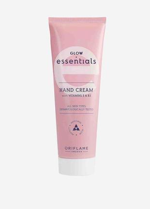 Крем для рук с витаминами э и в3 glow essentials