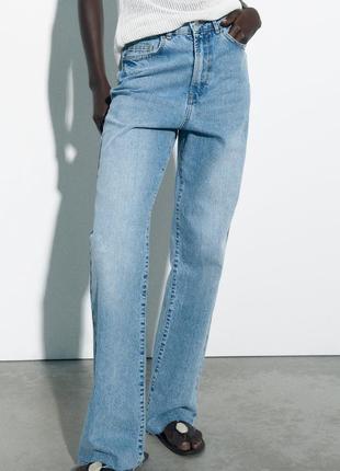 Zara джинсы с высокой посадкой, 364 фото