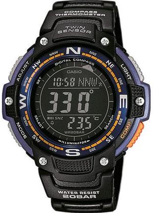 Годинник наручний casio sgw-100-2b компас термометр