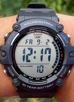 Часы мужские наручные casio ae-1500wh-1a тактические с подсветкой