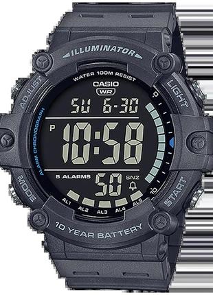 Часы мужские casio ae-1500wh-8b тактические с подсветкой