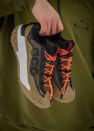 Мужские кроссовки nike acg mountain brown orange 41-42-45