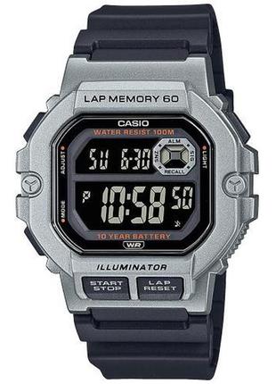 Годинник спортивний casio ws-1400h-1b sport illuminator lap memory 10atm