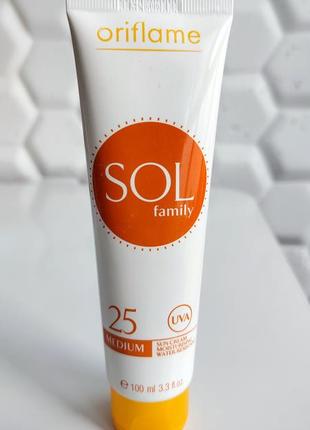 Солнцезащитный крем орифлейм sol medium family spf 25 oriflame