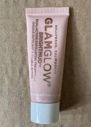 Glamglow brightmud dual 49 exfoliating treatment маска для сияния кожи осветляющая 7ml