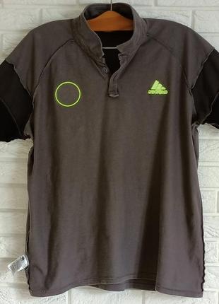 Мужская тенниска поло футболка adidas chelsea football club carabao серый цвет хлопок размер-xxxl6 фото