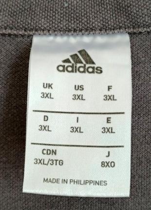 Мужская тенниска поло футболка adidas chelsea football club carabao серый цвет хлопок размер-xxxl5 фото