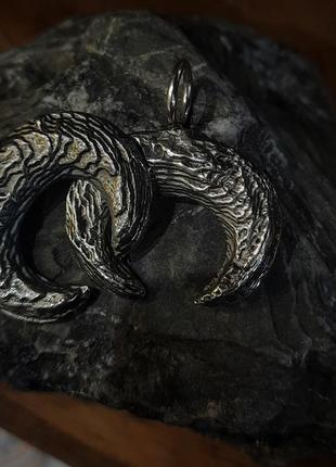 Серебряная подвеска клубника