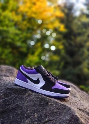 Nike air jordan retro 1 low purple