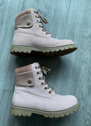 Демисезонные стильные ботинки сапожки benetton 33 размер