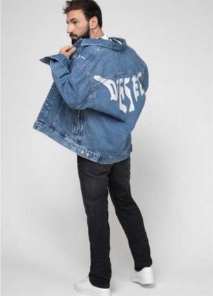 Мужская джинсовая куртка d-raf diesel5 фото