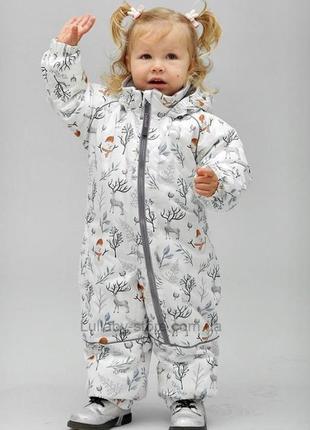 Детский зимний комбинезон мембранный 80+ перчатки3 фото