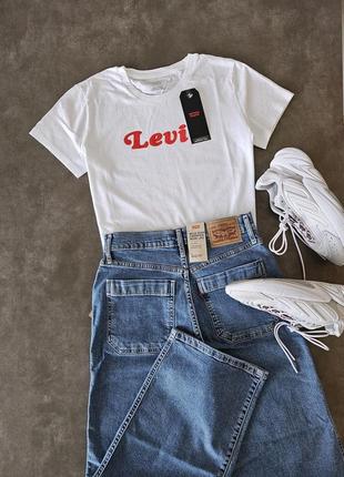 Продам джинси levi's high cropped wide leg jeans2 фото