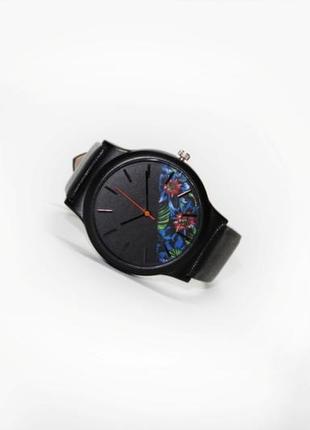 Часы flower blue