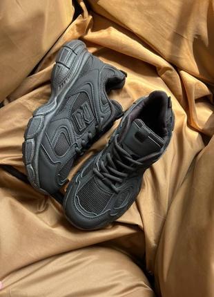 New balance кросівки чорні текстильні із сіткою 36-41р2 фото