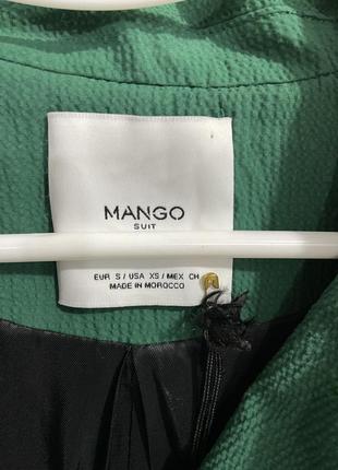 Тренч mango изумрудного цвета, винтаж vintage8 фото