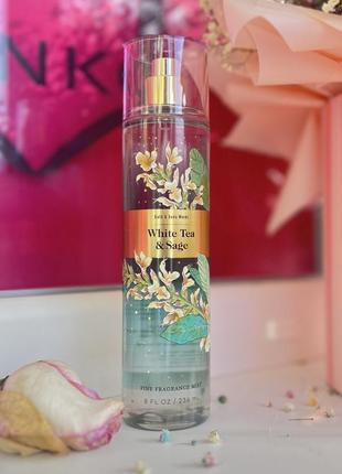 Розпив спрею bath and body works white tea and sage оригінал 10мл,30мл