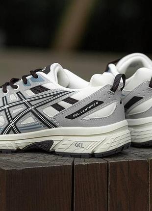 Женские кроссовки asics gel venture 6 grey 37-38-39-40-411 фото