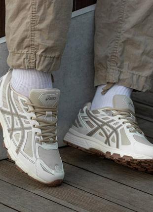 Женские кроссовки asics gel venture 6 beige 37-38-39-40-418 фото