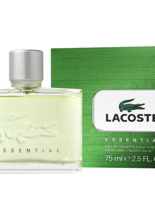 Lacoste essential чоловіча туалетна вода 125 ml лакоста ессеншиал lacoste зелений парфуми духи чоловічі3 фото