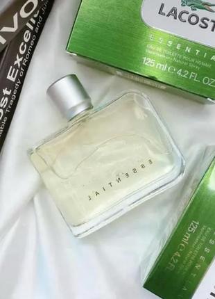 Lacoste essential чоловіча туалетна вода 125 ml лакоста ессеншиал lacoste зелений парфуми духи чоловічі1 фото