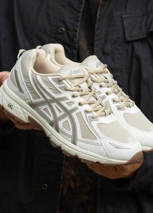 Мужские кроссовки asics gel venture 6 beige 40-41-42-43-44-45