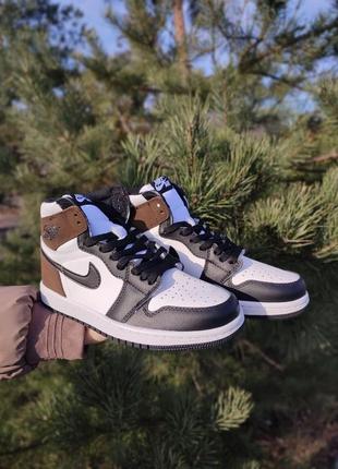 Кроссовки nike air jordan 1 retro dark mocha4 фото