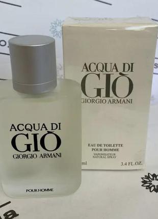 Giorgio armani acqua di gio pour homme туалетна вода 100 ml армані аква ді джио пур хом чоловічі духи парфум3 фото