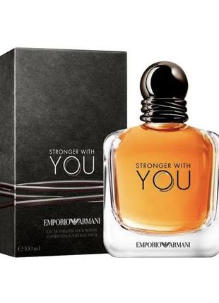 Emporio armani stronger with you туалетна вода 100 ml емпоріо армані стронгер віз ю парфум чоловічі духи