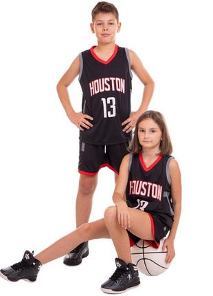 Форма баскетбольная подростковая nba houston 13 р-р m (8-10 лет)