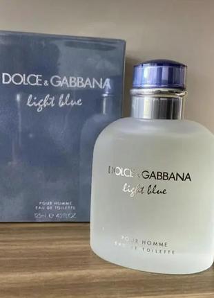 Dolce gabbana light blue pour homme туалетна вода 125 ml дольче габбана лайт блю пур гом мужська парфумерія