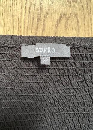Чорний комбінезон на бретелях з широкими штанинами віскоза studio 🛍️1+1=3🛍️6 фото