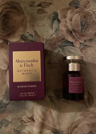 Abercrombie & fitch authentic night women