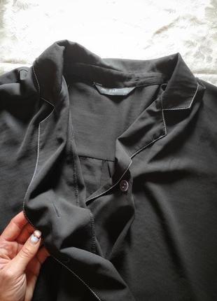 Чорна блуза на запах від f&f2 фото