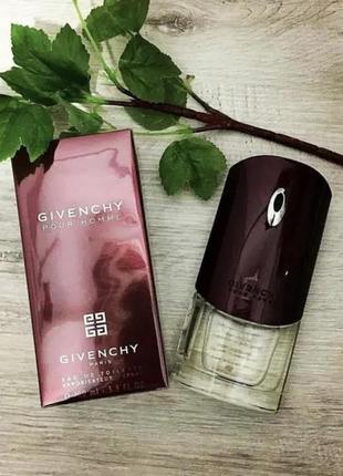 Парфум givenchy pour homme 100 ml туалетна вода чоловічі парфуми живанші пур хом 100 мл червоні1 фото