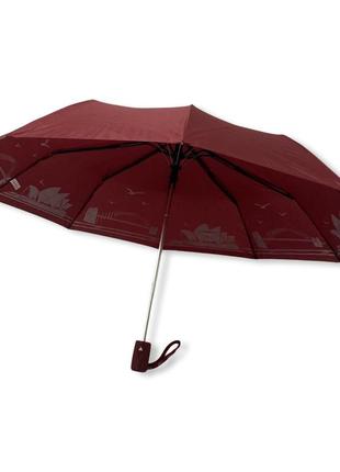 Женский зонт toprain полуавтомат с узором изнутри на 10 спиц #03066/72 фото