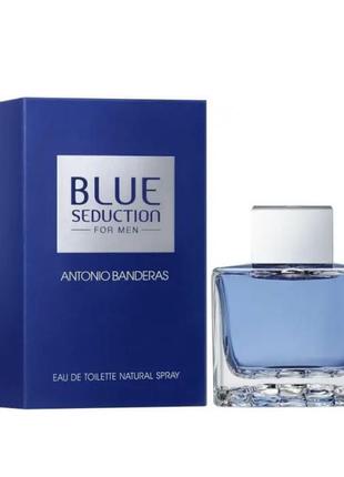 Чоловіча туалетна вода antonio banderas blue seduction for men ( антоніо бандерас блю седакшн фо мен) 100 мл1 фото